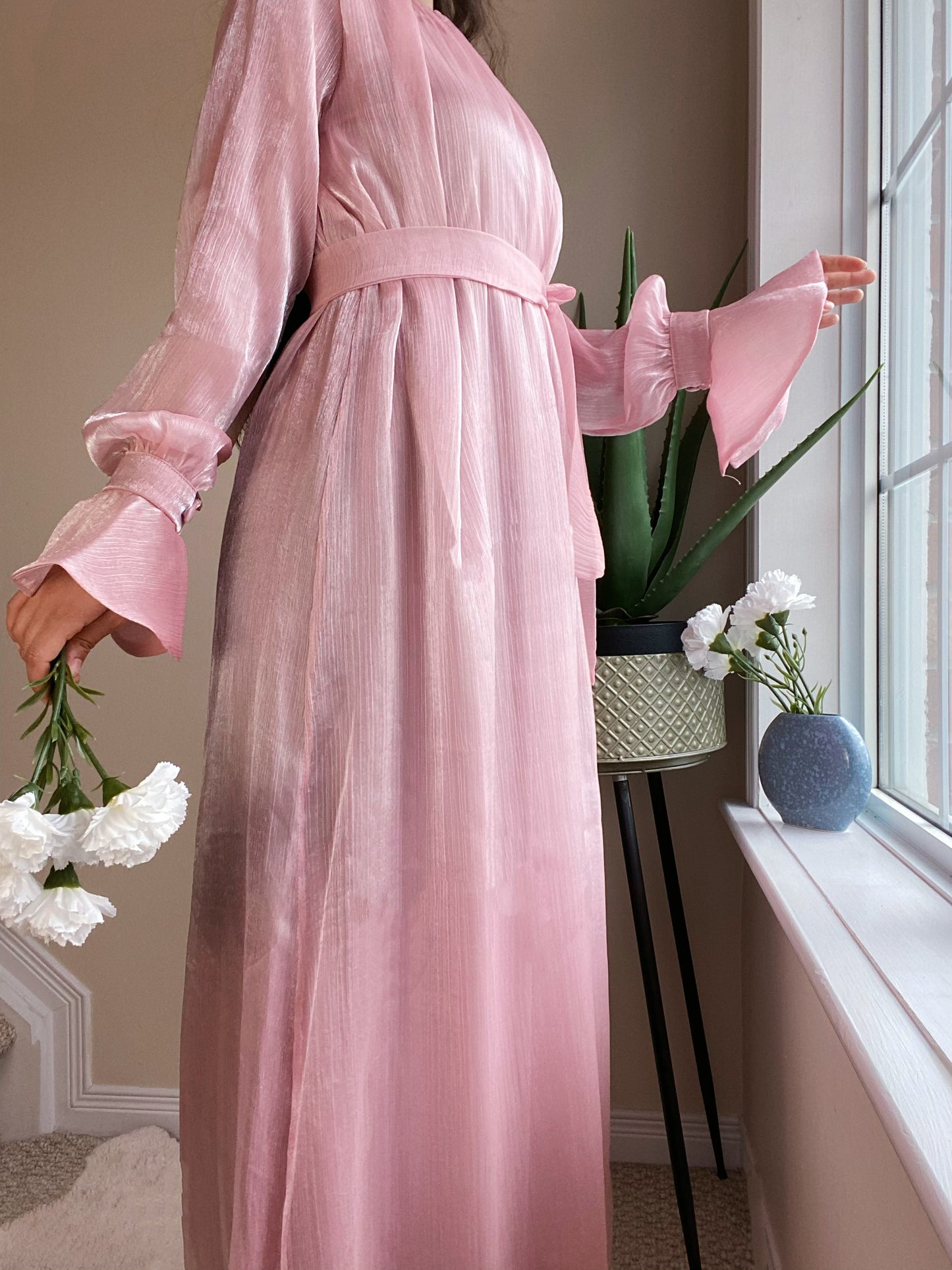 Anay Dress - Rose Pink